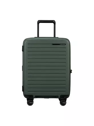 SAMSONITE | Trolley RESTACKD SPINNER 55cm erweiterbar wasabi | dunkelgrün